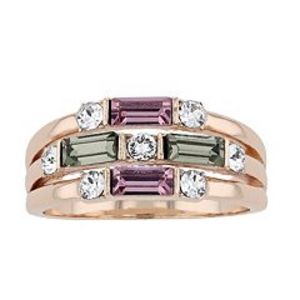 Brilliance Multi-Row Crystal Baguette Ring offers at $50 in Kohl's