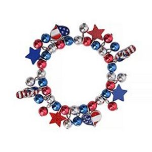 Celebrate Together™ Silver Tone Red, White, & Blue Stretch Charm Bracelet offers at $11.2 in Kohl's