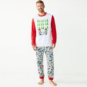 Men's Jammies For Your Families® Peanuts "Fa La La" Pajama Set offers at $10.4 in Kohl's