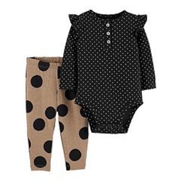 Baby Girl Carter's 2-Piece Polka Dot Bodysuit & Pants Set deals at $15.4
