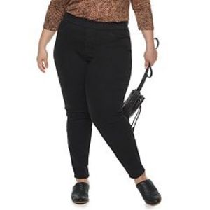 Plus Size Sonoma Goods For Life® Comfortable Favorite Mid-Rise Jeggings offers at $10 in Kohl's