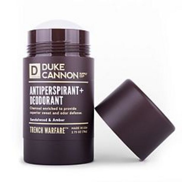 Duke Cannon Supply Co. Trench Warfare Antiperspirant + Deodorant - Sandalwood & Amber deals at $8.99