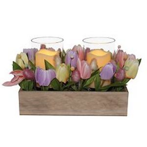 Celebrate Together™ Easter LED Candle & Faux Tulips Table Decor offers at $39.99 in Kohl's