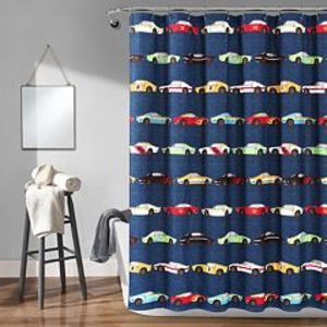 Lush Decor Race Cars Shower Curtain offers at $65.99 in Kohl's