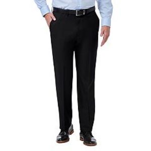 Men’s Haggar® Premium Comfort Expandable-Waist Classic-Fit Stretch Flat-Front Dress Pants offers at $60 in Kohl's