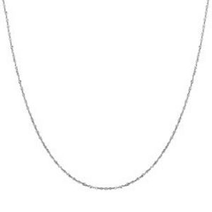Everlasting Gold 14k White Gold Singapore Chain Necklace offers at $400 in Kohl's