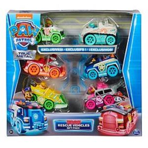 PAW Patrol True Metal Neon Rescue Vehicle Gift Pack of 6 Collectible Die-Cast Toy Cars offers at $20.29 in Kohl's