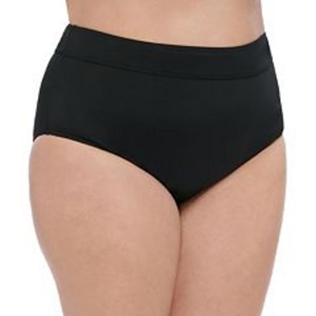 Plus Size Croft & Barrow® Tummy Slimmer Midrise Bikini Bottoms deals at $6.6