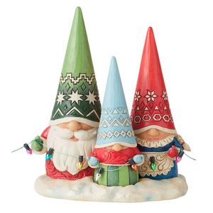Jim Shore Christmas Lights Gnome Family Figurin… offers at $65 in Hallmark