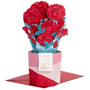 All My Love Rose Bouquet 3D Pop-Up Love Card offers at $7.99 in Hallmark