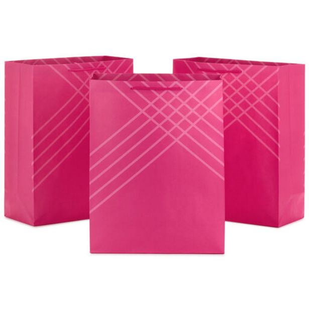 14.4" Dark Pink 3-Pack Gift Bags deals at $8.49