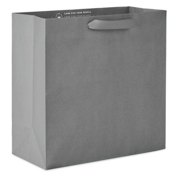 10.4" Large Square Gray Gift Bag offers at $3.99 in Hallmark