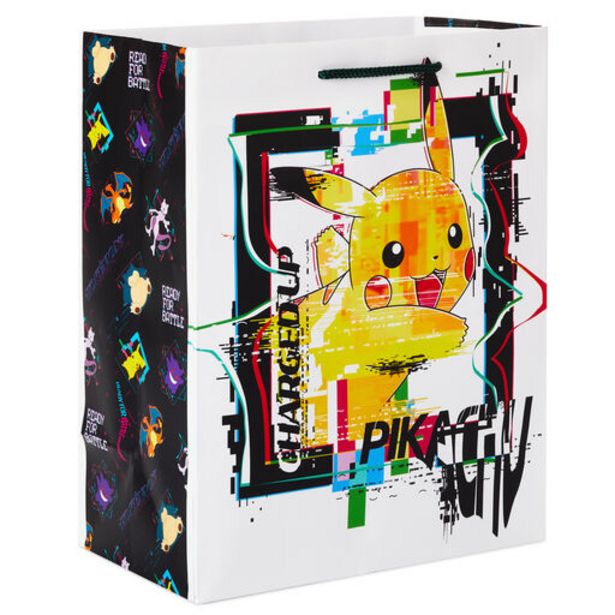 9.6" Pokémon Pikachu Charged Up Medium Gift Bag offers at $2.99 in Hallmark