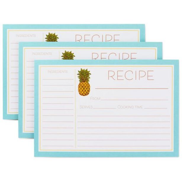 Pineapple Recipe Cards deals at $4.99