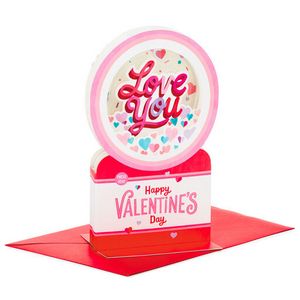All My Love Snow Globe Musical 3D Pop-Up Valent… offers at $12.99 in Hallmark