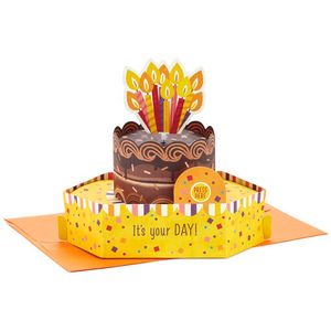 Chocolate Cake Musical 3D Pop-Up Birthday Card … offers at $11.99 in Hallmark