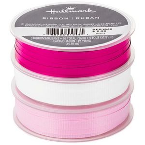 Hot Pink/Light Pink/White 3-Pack Curling Ribbon… offers at $2.99 in 