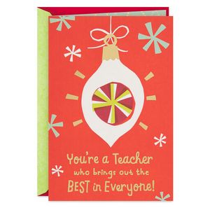 Thanks for All You Do Christmas Card for Teache… offers at $2.99 in Hallmark