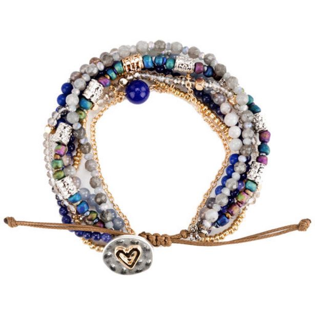 Indigo Beaded Love Bracelet deals at $24.99