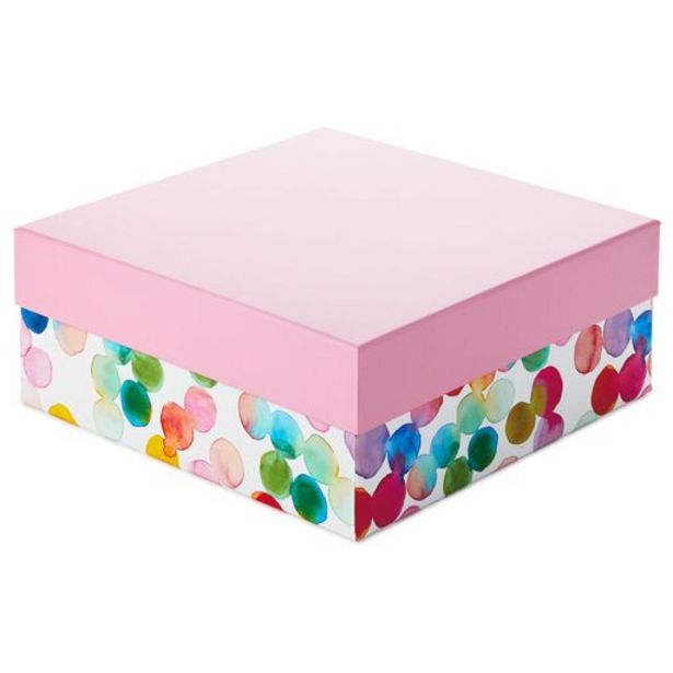 10" Square Watercolor Dots Gift Box offers at $9.99 in Hallmark