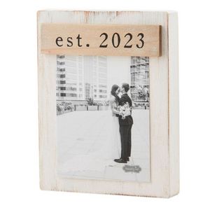 Mud Pie Est. 2023 Magnetic Wooden Block Frame offers at $25.99 in Hallmark