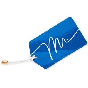 Mr. Blue Faux Leather Luggage Tag offers at $12.99 in Hallmark