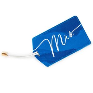 Mrs. Blue Faux Leather Luggage Tag offers at $12.99 in Hallmark