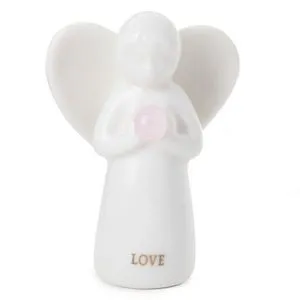 Rose Quartz Angel of Love Mini Angel Figurine, … offers at $7.99 in Hallmark