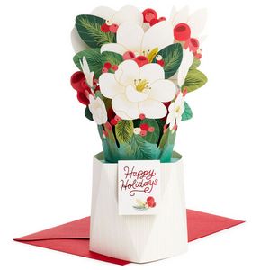 Magnolia Flower Bouquet 3D Pop-Up Holiday Card offers at $7.99 in Hallmark