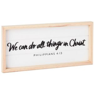 We Can Do All Things in Christ Wooden Quote Sig… offers at $16.99 in Hallmark