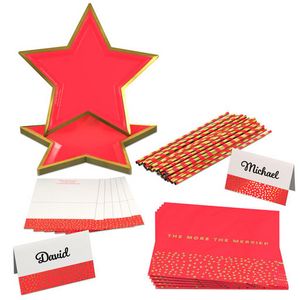Color Pop 60-Piece Tableware Premium Party Kit,… offers at $24.99 in Hallmark