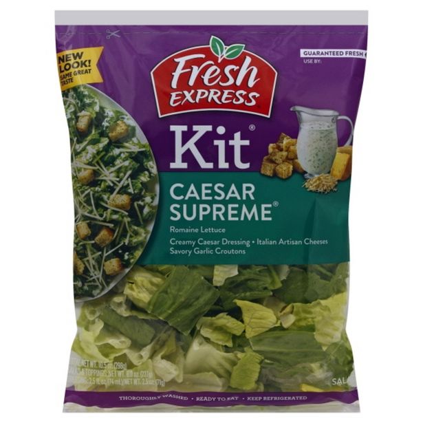 Fresh Express Salad Kit, Caesar Supreme deals at $3.98