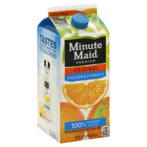 Minute Maid Juice, Orange, Original, Low Pulp offers at $3.99 in Raley's