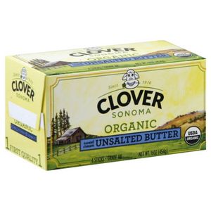 Clover Butter, Organic, Unsalted, Sweet Cream offers at $9.69 in Raley's