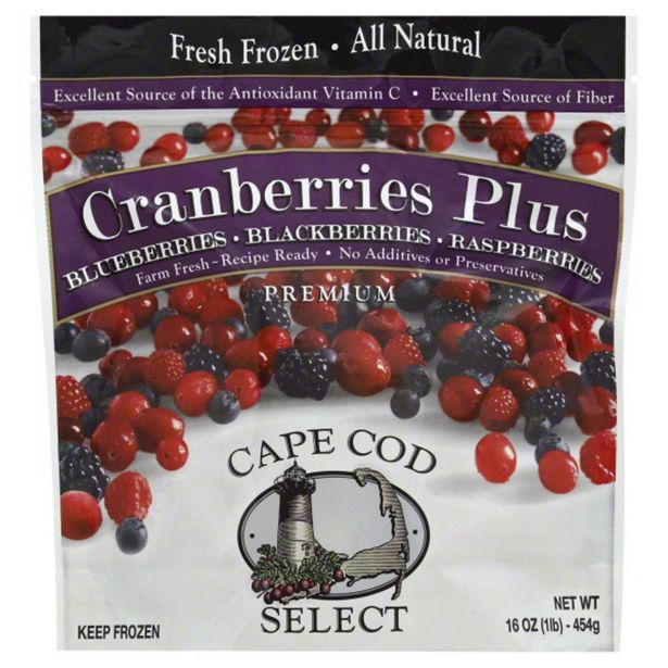 Cape Cod Select Cranberries, Plus Blueberries/Blackberries/Raspberries deals at $3.99