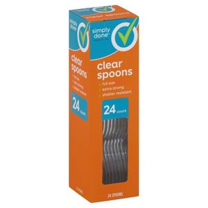Simply Done Spoons, Clear offers at $1.48 in Raley's