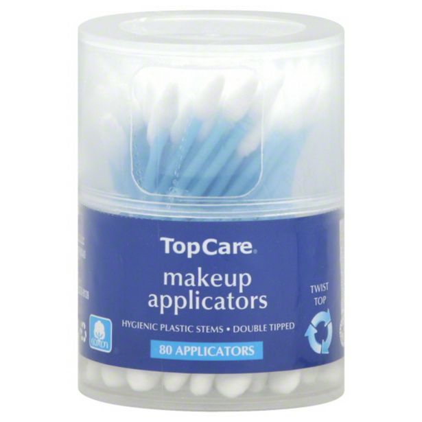 TopCare Makeup Applicators, Hygienic Plastic Stems, Double Tipped deals at $2.55