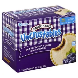 Smucker's Uncrustables Sandwich, Peanut Butter &amp; Grape Jelly offers at $9.99 in Raley's