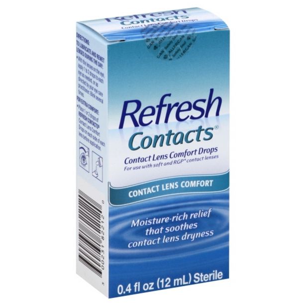 Refresh Contact Lens Comfort Drops deals at $7.99