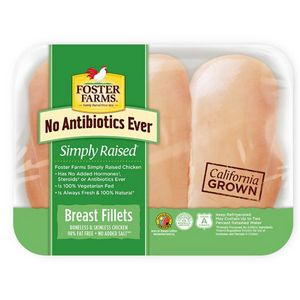 Foster Farms Simply Raised Chicken Breast Fillets, No Antibiotics Ever offers at $13.98 in Raley's