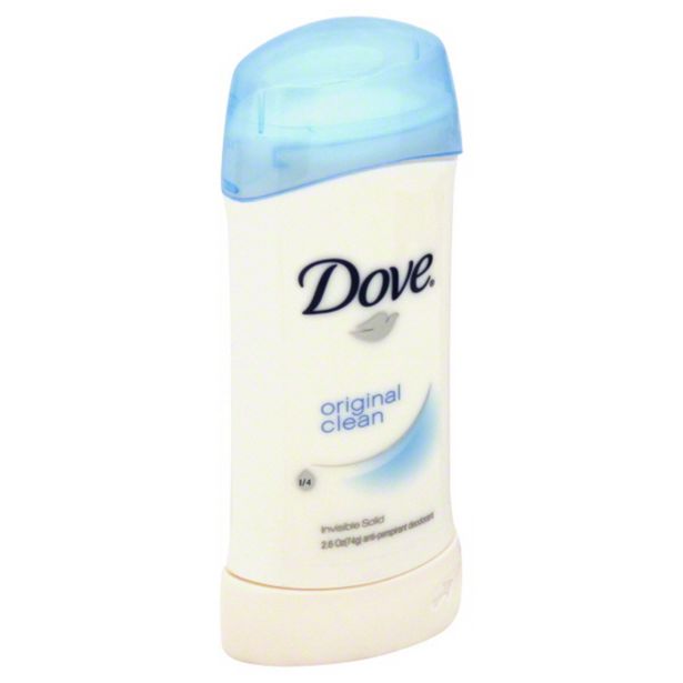 Dove Anti-Perspirant Deodorant, Invisible Solid, Original Clean deals at $4.89