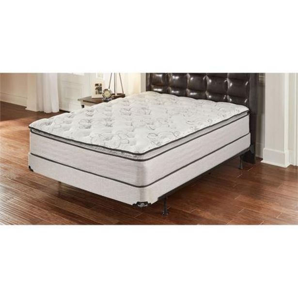 Pillowtop Plush Mattress with 9" Foundation & Protectors  deals at $90.99