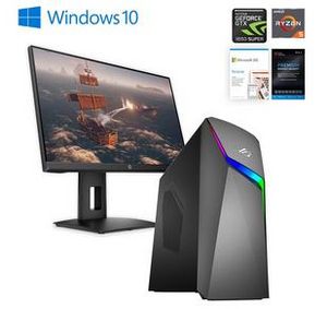24" FHD Gaming Monitor & ROG Gaming Desktop AMD Ryzen 5 w/ Total Defense Internet Security v11 & Microsoft 365- Personal Edition offers at $184.99 in Aaron's