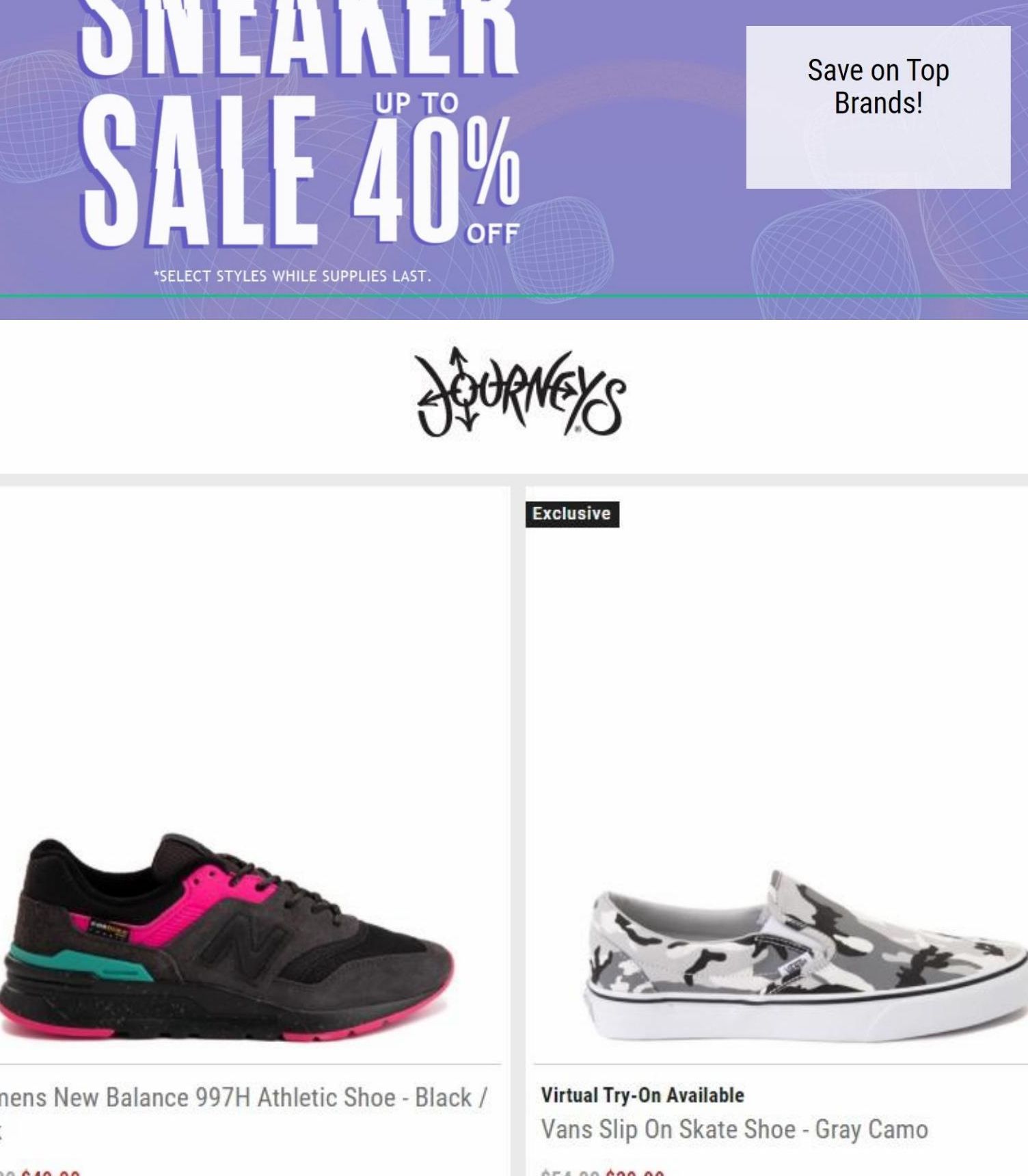 journeys shoes coupons