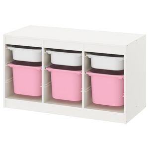 Storage combination with boxes offers at $86.99 in Ikea