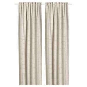 Black-out curtains, 1 pair offers at $74.99 in Ikea