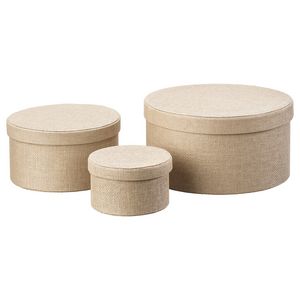 Storage box, set of 3 offers at $19.99 in Ikea