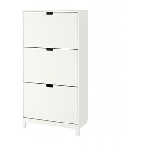 Shoe cabinet with 3 compartments offers at $169.99 in Ikea