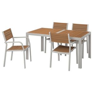 Table and 4 chairs, outdoor offers at $549 in Ikea