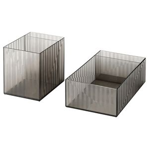Box with compartments, set of 2 offers at $3.5 in Ikea